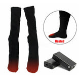 Maxbell Thermal Heated Socks Long Stockings Anti Slip for Camping Outdoor Riding