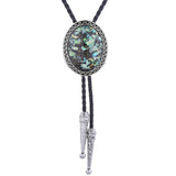 Maxbell Vintage Style Mens Bolo Tie Sweater Chain Western Cowboy Rope  Style D
