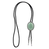 Maxbell Stylish Men Bolo Tie Clothing Accessory Necklace for Sweater Wedding Gift Light Green