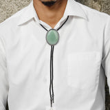 Maxbell Stylish Men Bolo Tie Clothing Accessory Necklace for Sweater Wedding Gift Light Green