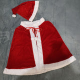 Maxbell Children Christmas Shawl with Hat Christmas Cloak Dress up for Xmas Festival