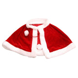 Maxbell Children Christmas Shawl with Hat Christmas Cloak Dress up for Xmas Festival