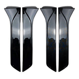 Maxbell 2Pcs Car Window Spoiler Styling Exterior Decor for Seat Leon 5F FR Gloss Black