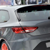 Maxbell 2Pcs Car Window Spoiler Styling Exterior Decor for Seat Leon 5F FR Gloss Black