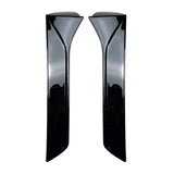 Maxbell 2Pcs Car Window Spoiler Styling Exterior Decor for Seat Leon 5F FR Gloss Black