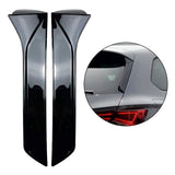 Maxbell 2Pcs Car Window Spoiler Styling Exterior Decor for Seat Leon 5F FR Gloss Black