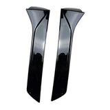Maxbell 2Pcs Car Window Spoiler Styling Exterior Decor for Seat Leon 5F FR Gloss Black