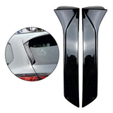 Maxbell 2Pcs Car Window Spoiler Styling Exterior Decor for Seat Leon 5F FR Gloss Black