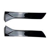 Maxbell 2Pcs Car Window Spoiler Styling Exterior Decor for Seat Leon 5F FR Gloss Black