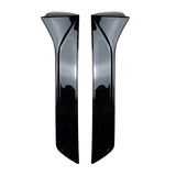 Maxbell 2Pcs Car Window Spoiler Styling Exterior Decor for Seat Leon 5F FR Gloss Black