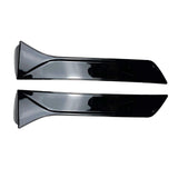 Maxbell 2Pcs Car Window Spoiler Styling Exterior Decor for Seat Leon 5F FR Gloss Black
