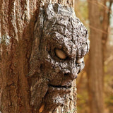 Maxbell 3Pcs Resin Facial Features Figures Holiday Decorative for Garden Lawn