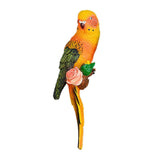 Maxbell Realistic Miniature Birds Tree Peeker Decor Statue for Outdoor Patio