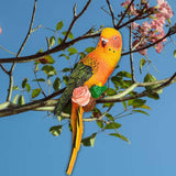 Maxbell Realistic Miniature Birds Tree Peeker Decor Statue for Outdoor Patio