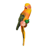 Maxbell Realistic Miniature Birds Tree Peeker Decor Statue for Outdoor Patio
