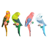 Maxbell Realistic Miniature Birds Tree Peeker Decor Statue for Outdoor Patio