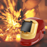 Maxbell Professional Welding Face Welder Cap Welding Dimming for Weld red