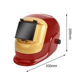Maxbell Professional Welding Face Welder Cap Welding Dimming for Weld red