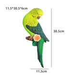 Maxbell Realistic Miniature Birds Tree Peeker Decor Statue for Outdoor Patio