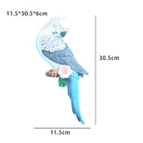 Maxbell Realistic Miniature Birds Tree Peeker Decor Statue for Outdoor Patio