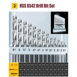 Maxbell 13x Twist Drill Bit Set Hole Punching Drill Bit for Engineering Home DIY HSS 6542