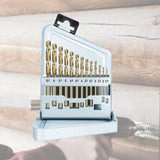 Maxbell 13x Twist Drill Bit Set Hole Punching Drill Bit for Engineering Home DIY M35 M35 Steel