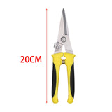 Maxbell Industrial Scissors Hand Tool Multipurpose for Cables Cardboard Plumbing Straight