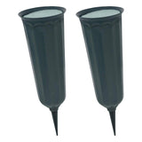 Maxbell Cone Cemetery Vases Accessories Detachable Flower Pot for Outdoor Home Yard