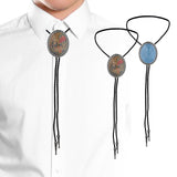 Maxbell Fashion Bolo Tie Necklace Pendant Adjustable Casual Jewelry PU Leather Rope Multicolor