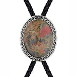 Maxbell Fashion Bolo Tie Necklace Pendant Adjustable Casual Jewelry PU Leather Rope Multicolor