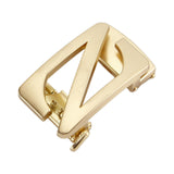 Maxbell Automatic Belt Buckle Men Apparel Accessories for PU Leather Waist Belts Aureate