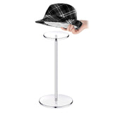 Maxbell Clear Hat Stand Display Rack Round Display Riser for Living Room Table Home 35cm