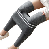 Maxbell Women Winter Leggings Soft Skinny Comfortable Trousers Elastic Thick Warm Dark Gray
