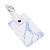 Maxbell Passport Cover and Luggage Tag Set Travel for Unisex Registration Plate Blue