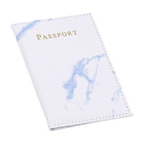 Maxbell Passport Cover and Luggage Tag Set Travel for Unisex Registration Plate Blue