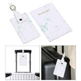 Maxbell Passport Cover and Luggage Tag Set Travel for Unisex Registration Plate Green