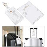 Maxbell Passport Cover and Luggage Tag Set Travel for Unisex Registration Plate Gray