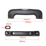 Maxbell Black Suitcase Pull Handle Replace Trolley Case Hand Holder Luggage Handle