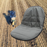 Maxbell Garden Lawn Mower Seat Cover with Pockets Durable for Lawn Mower Tractor Grey