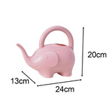 Maxbell Cute Gardening Water Bottle Long Mouth Modern 1L for Garden Yard Patio Pink