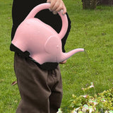 Maxbell Cute Gardening Water Bottle Long Mouth Modern 1L for Garden Yard Patio Pink
