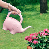 Maxbell Cute Gardening Water Bottle Long Mouth Modern 1L for Garden Yard Patio Pink