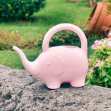 Maxbell Cute Gardening Water Bottle Long Mouth Modern 1L for Garden Yard Patio Pink