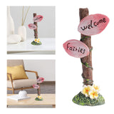 Maxbell Cute Miniature Fairy Garden Accessories Statue for Outdoor Bonsai Decoration Branch