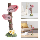 Maxbell Cute Miniature Fairy Garden Accessories Statue for Outdoor Bonsai Decoration Branch