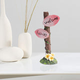 Maxbell Cute Miniature Fairy Garden Accessories Statue for Outdoor Bonsai Decoration Branch