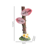 Maxbell Cute Miniature Fairy Garden Accessories Statue for Outdoor Bonsai Decoration Branch