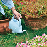 Maxbell Cute Gardening Water Bottle Long Mouth Modern 1L for Garden Yard Patio Blue