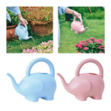 Maxbell Cute Gardening Water Bottle Long Mouth Modern 1L for Garden Yard Patio Blue