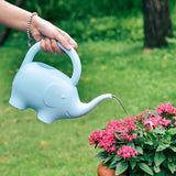 Maxbell Cute Gardening Water Bottle Long Mouth Modern 1L for Garden Yard Patio Blue